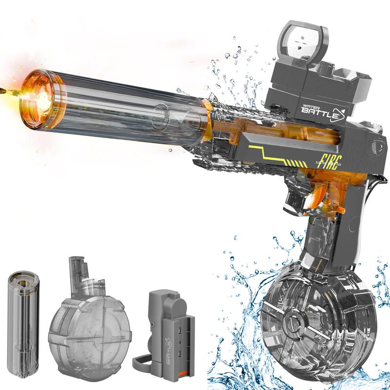 🔫 Elektrikli Otomatik Su Tabancası – Şarjlı Güçlü Su Fırlatma Oyuncağı 💦⚡